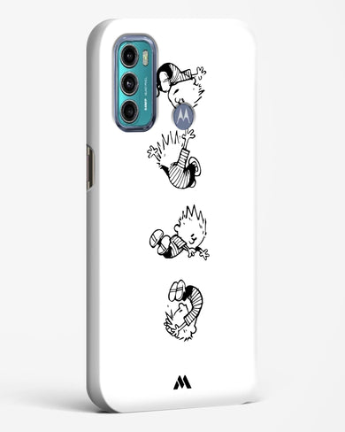 Calvin Hobbes Falling Hard Case Phone Cover (Motorola)