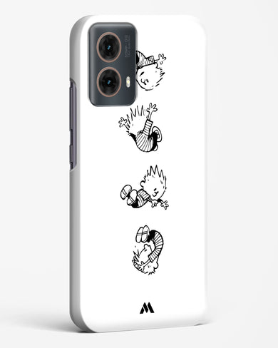 Calvin Hobbes Falling Hard Case Phone Cover (Motorola)