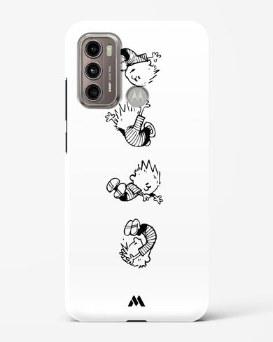 Calvin Hobbes Falling Hard Case Phone Cover (Motorola)