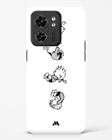 Calvin Hobbes Falling Hard Case Phone Cover (Motorola)