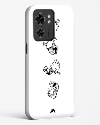 Calvin Hobbes Falling Hard Case Phone Cover (Motorola)