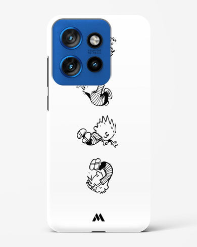 Calvin Hobbes Falling Hard Case Phone Cover (Motorola)