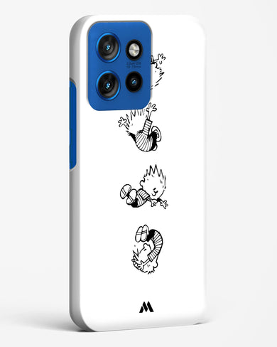 Calvin Hobbes Falling Hard Case Phone Cover (Motorola)