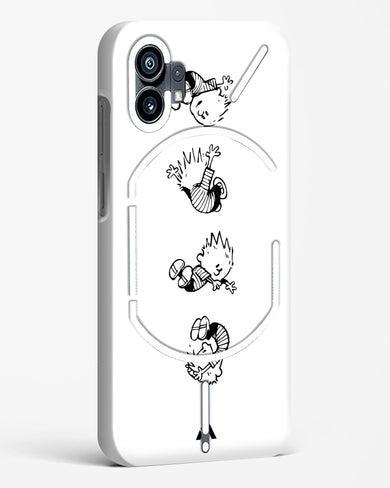 Calvin Hobbes Falling Hard Case Phone Cover-(Nothing)