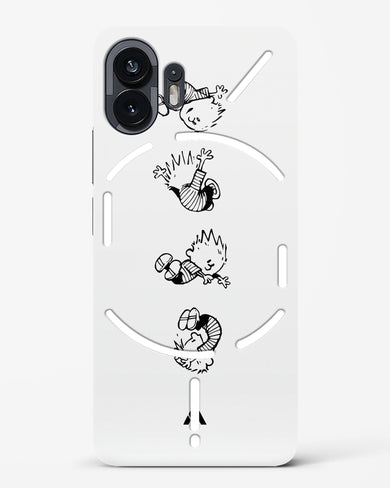 Calvin Hobbes Falling Hard Case Phone Cover (Nothing)