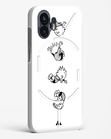 Calvin Hobbes Falling Hard Case Phone Cover (Nothing)