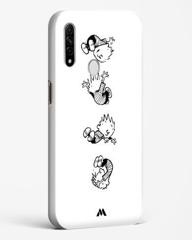 Calvin Hobbes Falling Hard Case Phone Cover (Oppo)