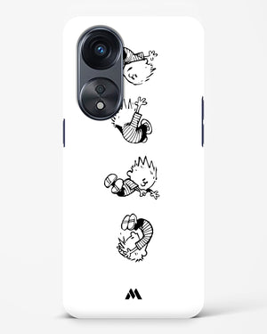 Calvin Hobbes Falling Hard Case Phone Cover-(Oppo)