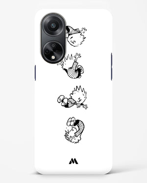 Calvin Hobbes Falling Hard Case Phone Cover (Oppo)