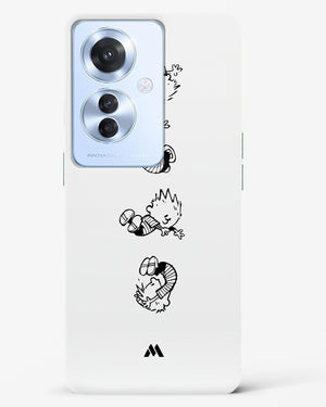 Calvin Hobbes Falling Hard Case Phone Cover (Oppo)