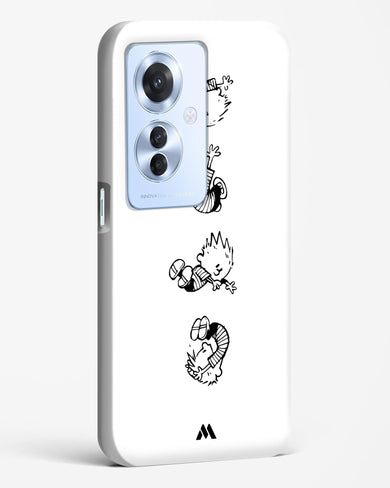 Calvin Hobbes Falling Hard Case Phone Cover (Oppo)