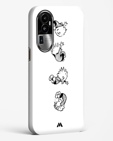 Calvin Hobbes Falling Hard Case Phone Cover (Oppo)