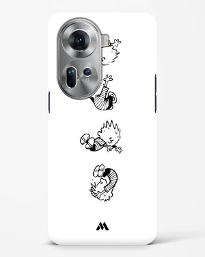 Calvin Hobbes Falling Hard Case Phone Cover (Oppo)