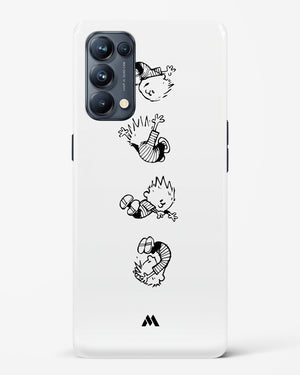 Calvin Hobbes Falling Hard Case Phone Cover-(Oppo)