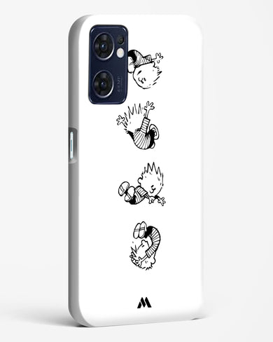 Calvin Hobbes Falling Hard Case Phone Cover (Oppo)