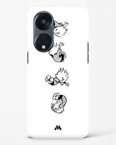 Calvin Hobbes Falling Hard Case Phone Cover (Oppo)