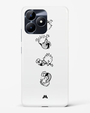 Calvin Hobbes Falling Hard Case Phone Cover (Realme)