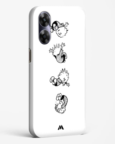 Calvin Hobbes Falling Hard Case Phone Cover (Realme)