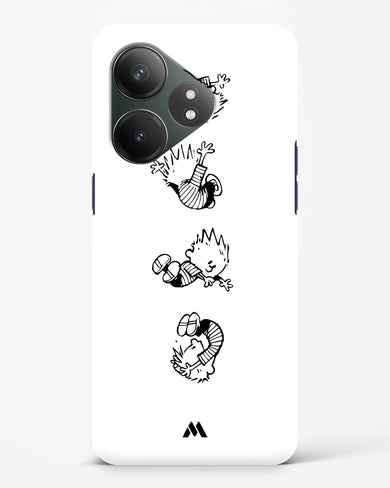 Calvin Hobbes Falling Hard Case Phone Cover (Realme)