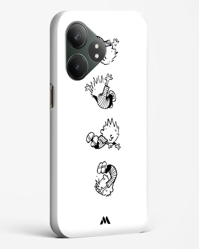 Calvin Hobbes Falling Hard Case Phone Cover (Realme)