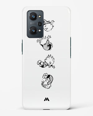 Calvin Hobbes Falling Hard Case Phone Cover (Realme)