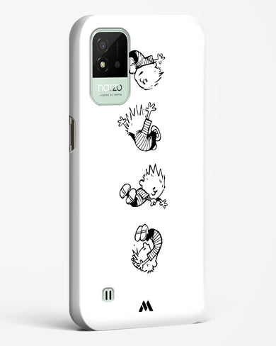 Calvin Hobbes Falling Hard Case Phone Cover (Realme)
