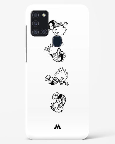 Calvin Hobbes Falling Hard Case Phone Cover-(Samsung)