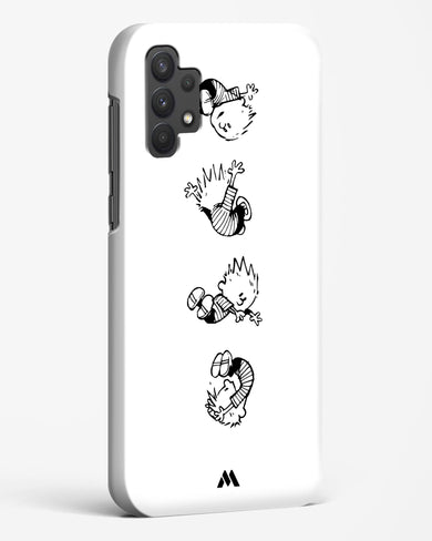 Calvin Hobbes Falling Hard Case Phone Cover-(Samsung)