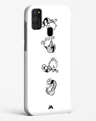 Calvin Hobbes Falling Hard Case Phone Cover-(Samsung)