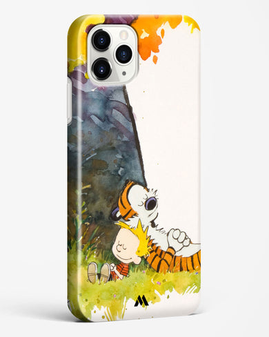 Calvin Hobbes Under Tree Hard Case Phone Cover-(Apple)