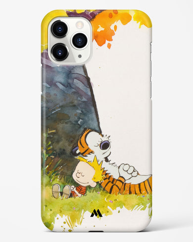 Calvin Hobbes Under Tree Hard Case Phone Cover-(Apple)