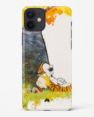 Calvin Hobbes Under Tree Hard Case iPhone 12 Mini