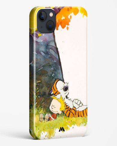 Calvin Hobbes Under Tree Hard Case Phone Cover-(Apple)