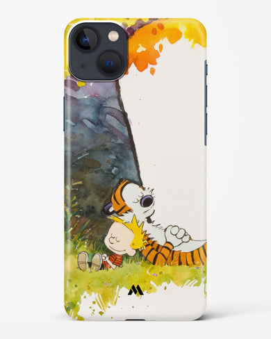 Calvin Hobbes Under Tree Hard Case Phone Cover-(Apple)