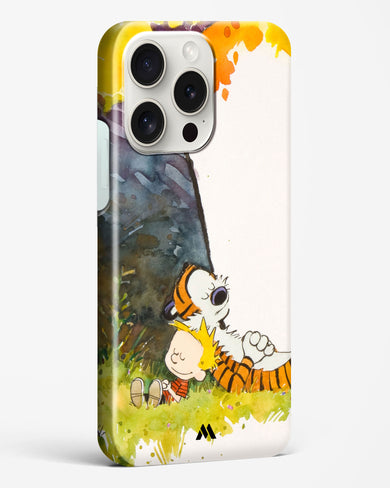 Calvin Hobbes Under Tree Hard Case Phone Cover-(Apple)