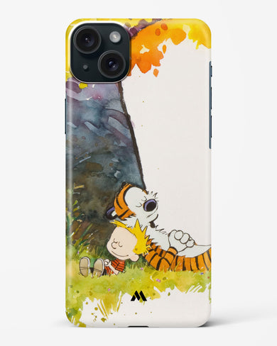 Calvin Hobbes Under Tree Hard Case Phone Cover-(Apple)