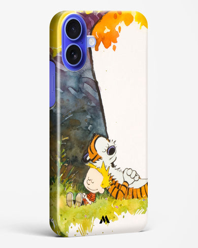 Calvin Hobbes Under Tree Hard Case Phone Cover (Apple)