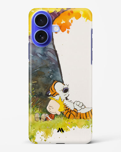 Calvin Hobbes Under Tree Hard Case Phone Cover (Apple)