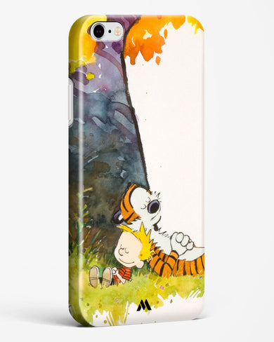 Calvin Hobbes Under Tree Hard Case Phone Cover-(Apple)