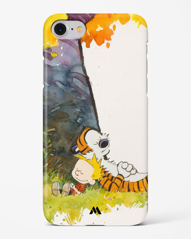 Calvin Hobbes Under Tree Hard Case Phone Cover-(Apple)