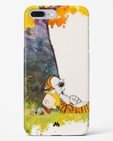 Calvin Hobbes Under Tree Hard Case Phone Cover-(Apple)