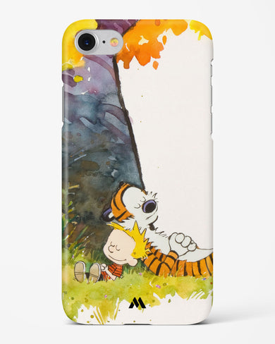 Calvin Hobbes Under Tree Hard Case Phone Cover-(Apple)