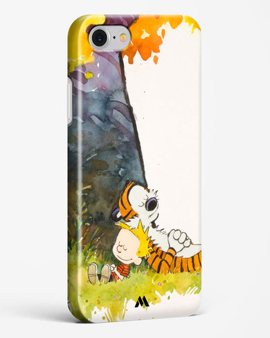 Calvin Hobbes Under Tree Hard Case Phone Cover-(Apple)