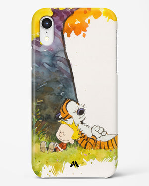 Calvin Hobbes Under Tree Hard Case Phone Cover (Apple)