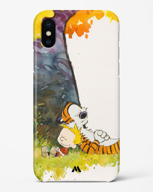 Calvin Hobbes Under Tree Hard Case Phone Cover (Apple)