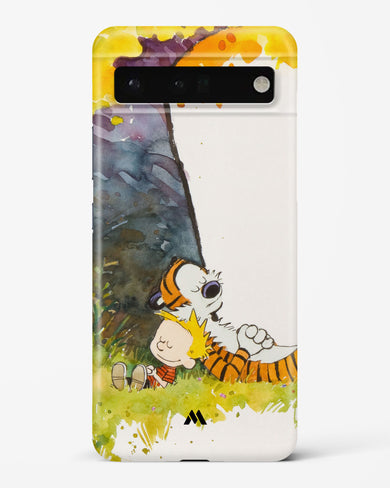 Calvin Hobbes Under Tree Hard Case Phone Cover (Google)