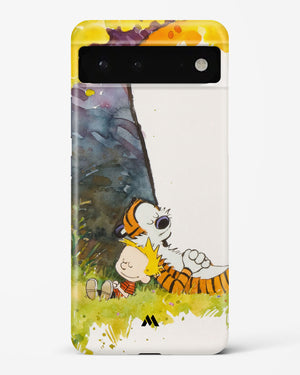 Calvin Hobbes Under Tree Hard Case Phone Cover-(Google)