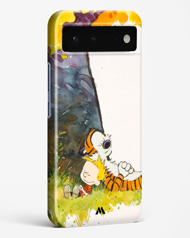 Calvin Hobbes Under Tree Hard Case Phone Cover-(Google)