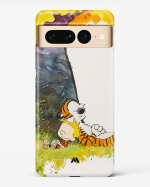 Calvin Hobbes Under Tree Hard Case Phone Cover (Google)