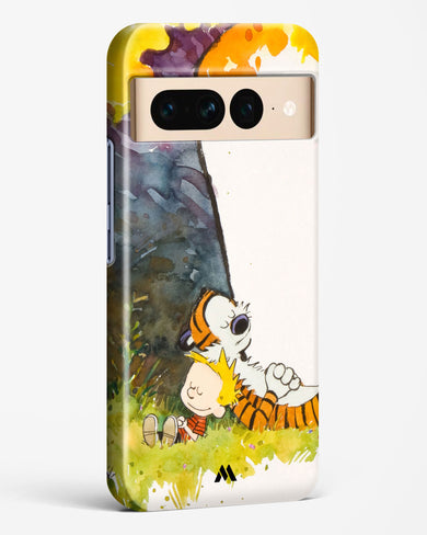 Calvin Hobbes Under Tree Hard Case Phone Cover-(Google)